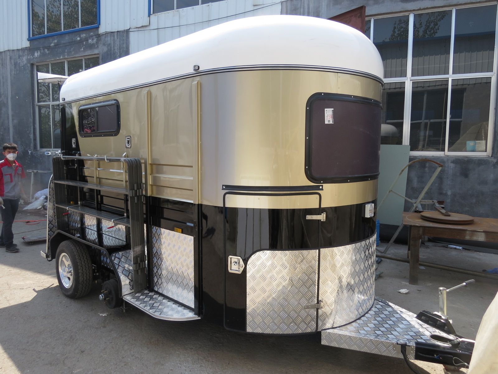 Deluxe Type Horse Float for 2 Horses