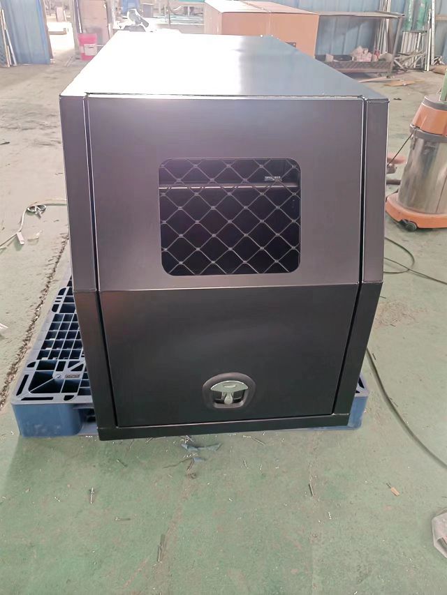  Black Alloy Ute Canopy with Dog Box