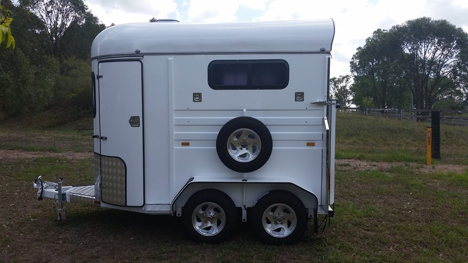 standard type 2 horses straight load horse trailer