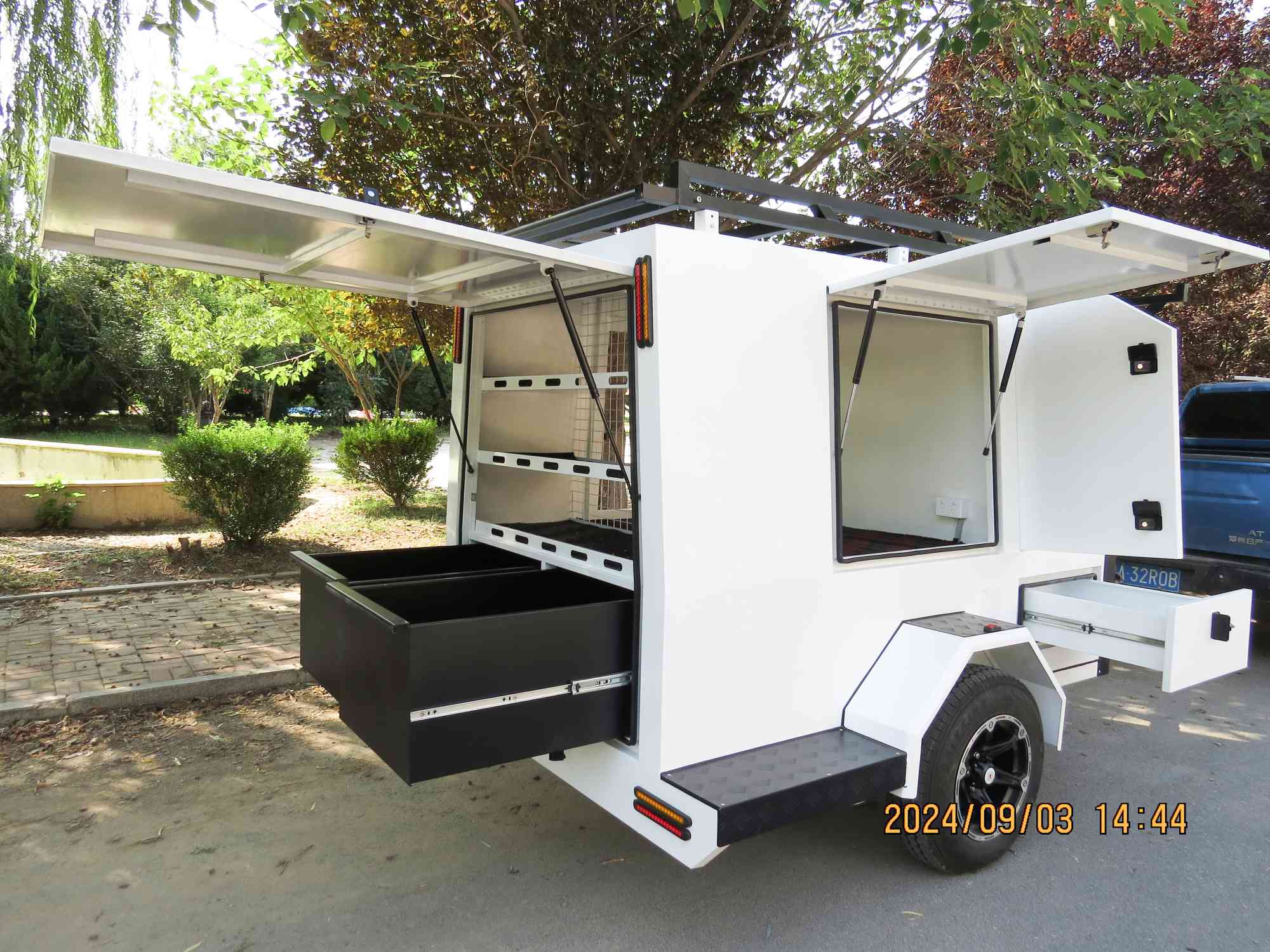 Single Axle Large Work Trailer