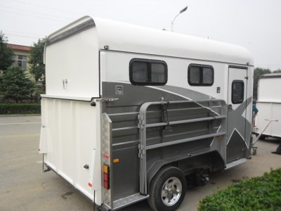 Lengthened Angle Load Horse Float for 2 Horses