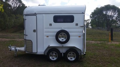 standard type 2 horses straight load horse trailer
