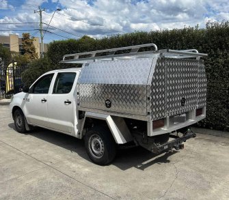 Aluminium checker plate ute canopy