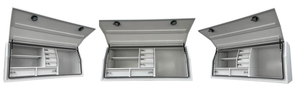 Flat Plate Aluminum Side Opening Toolbox 