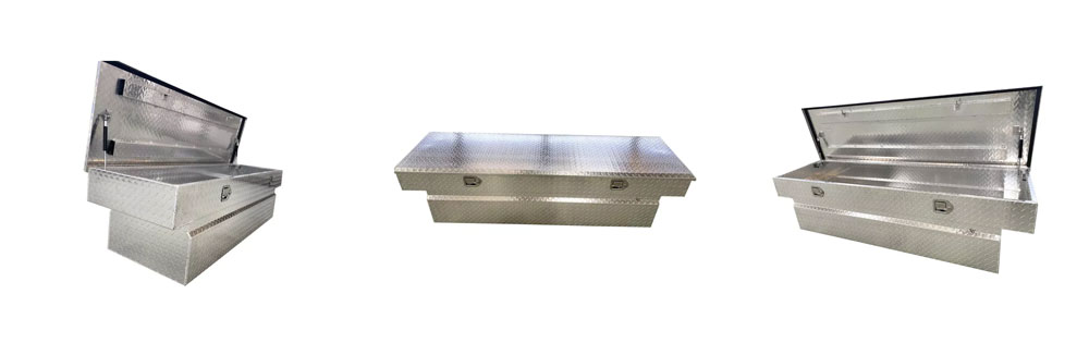 Top-opening Truck Toolboxes with Nature Diamond Sluminium Top-opening Truck Toolboxes with Nature Diamond Sluminium