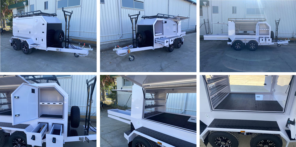 Double Axles Big Size Tradesman Trailer Double Axles Big Size Tradesman Trailer