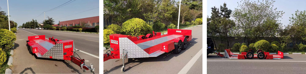 Hydraulic Height Adjustable Drop Deck Trailer Hydraulic Height Adjustable Drop Deck Trailer