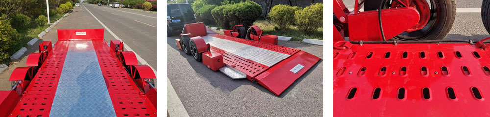 Hydraulic Height Adjustable Drop Deck Trailer Hydraulic Height Adjustable Drop Deck Trailer